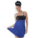 Edles Sexy Minikleid Cocktailkleid Blau 9701