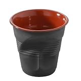 Revol Eclipse RGOE0118-137 Cappuccino Crumpled Tumbler, Red, 3.25 x 3.25, 6.25 oz