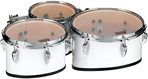 Tama Marching Starlight Marching Tenor Drums Trio with Carrier 8, 10, 12 in. Sugar White