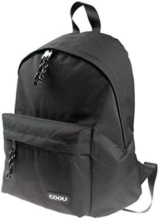Coou Black Casual Backpacks Shoulder Bag Bookbag