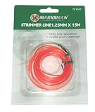 from My Bargains Online Shop Marksman Orange Strimmer Line 1.25mm x 15M Heavy Duty Replacement