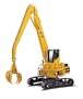 Norscot Cat 345B Series II Material Handler with work tools 1:50 scale