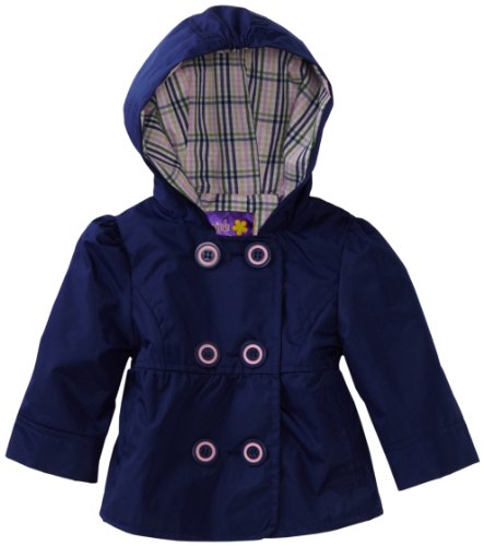 Pink Platinum Baby girls Infant Button Front Peacoat, Navy, 12 Months 41UEHsWvaUL Pink Platinum Baby girls Infant Button Front Peacoat, Navy, 12 Months