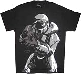 Halo 3 Posterized Gun Pointing T-shirt Black