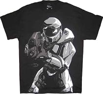 Halo 3 Posterized Gun Pointing T-shirt Black