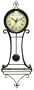 Infinity Instruments Victorian Age Wrought Iron Pendulum Wall Clock