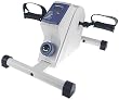 Isokinetics Inc. Deluxe Pedal Exerciser - White - With Anti-Slip Strips - Fully Assembled