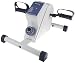 Isokinetics Inc. Deluxe Pedal Exerciser - White - With Anti-Slip Strips - Fully Assembled