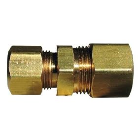 Buy Anderson Fittings AB62A-64PBF Reducing Compression Union 3 8x1 4 - Yellow Brass... by Anderson now!