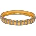 Gold and Rodium Plated Bangle Bracelets Womens Costume Jewelry in Indian-Style 2.3 inches