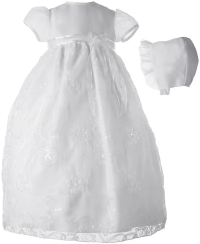 Lauren Madison baby girl Christening Baptism Newborn Dress Gown