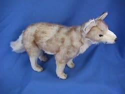 COYOTE STANDING PLUSH TOY 14" L