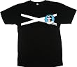 Speed Racer X Blue Circle Black T-Shirt Tee