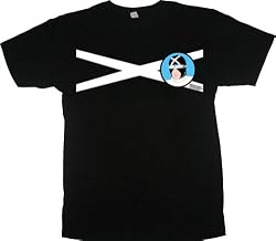 Speed Racer X Blue Circle Black T-Shirt Tee