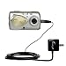 Gomadic Intelligent Compact AC Home Wall Charger for the Olympus Stylus 400 Digital - High output power with a convenient, foldable plug design - Uses TipExchange Technology