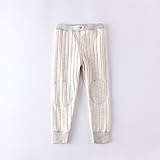 PANCY 子供服 秋冬 長ズボン 裏起毛 防寒 綿服　女の子 男の子(ベージュ,100cm)