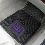 New York Giants Heavy Duty Vinyl Front Seat 2 Piece Car Mat Set