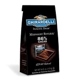 Ghirardelli Chocolate Midnight Reverie Intense Dark 86% Cacao Singles, 4.12-Ounce Bags (Pack of 4)