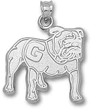 Logo Art Georgia Bulldogs Sterling Silver Team Logo Pendant