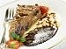 Chocolate Ice Cream Cake with Custard Cuisine Photographic Poster Print, 24x18