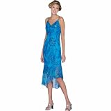 Short Party Dress by Sean Collection Silk Print Beaded Cocktail Dress (8409)