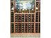 Wine Cellar Innovations Designer Series Collection Premium Redwood with Dark Walnut Stain Half Height 34x27x13-in.