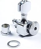 Sperzel 6 in-line Chrome Pltd Locking Machine Heads