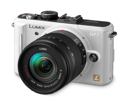Panasonic Lumix DMC GF1 Systemkamera (12 Megapixel, 7,6 cm Display, HD Video, LiveView, Bildstabilisator) inkl. 14 45mm Objektiv perlmutt weiß panasonic Panasonic Lumix DMC GF1 Systemkamera (12 Megapixel, 7,6 cm Display, HD Video, LiveView, Bildstabilisator) inkl. 14 45mm Objektiv perlmutt weiß Systemkamera