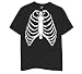 Unisex Rib Cage T-Shirt Black