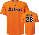 Craig Biggio T-Shirt: Houston Astros #7 Orange Cooperstown T-Shirt