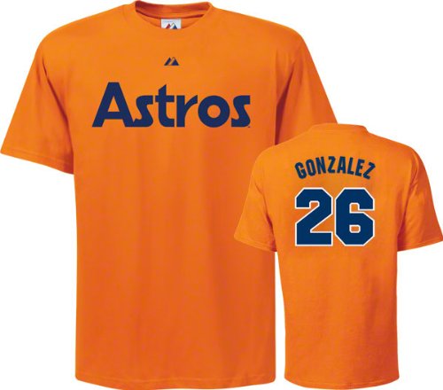 Craig Biggio T-Shirt: Houston Astros #7 Orange Cooperstown T-Shirt