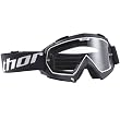 Thor MX Enemy Sand Adult MotoX Motorcycle Goggles w/ Free B&F Heart Sticker Bundle - Black