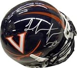 Thomas Jones Autographed/Hand Signed Virginia Cavaliers Authentic Mini Helmet