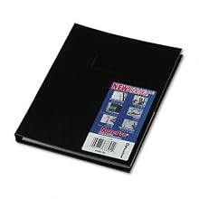 Blueline NotePro  Quad Ruled Notebook, Black, 9.25 x 7.25 Inches, 192 Pages (A44C.81)