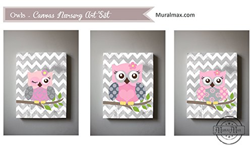 baby girl nursery canvas