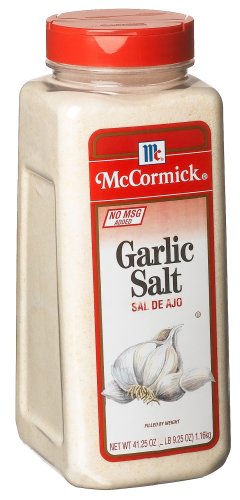 McCormick Garlic Salt (no Msg), 41.25-Ounce Units (Pack of 3)