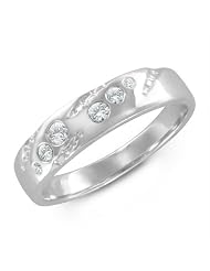 Mens Diamond Ring Platinum Wedding Ring (g, Si1, 0.20 Cttw), 5mm, Free Ring... by My Love Wedding Ring