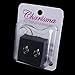 Charisma 1 Pair Mens Stainless Steel Sword Cross Stud Earrings Screw on Back Earrings