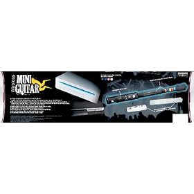 Wireless Mini Guitar Retractable for PS2, PS3 & Wii GUITAR HERO AND ROCK BAND by NEXiLUX - WHITE