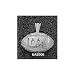 Arizona Wildcats Solid Sterling Silver ''UA'' Football Pendant