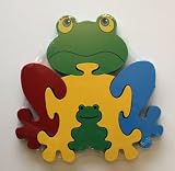Large Wooden Frog Jigsaw Puzzle