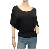 Plus Size Scoop Neck Poncho Top