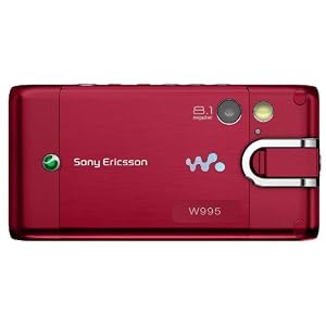 Sony Ericsson W995 Energetic Red Walkman Unlocked GSM Cell Phone International Version Sim Free Mobile