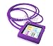 VMG Purple Lanyard / Neck Strap Multi-Functional Soft Silicone Gel Rubber Skin Cover Case for Apple iPod Nano 6 6th Generation Gen [In VANMOBILEGEAR Retail Packaging]