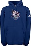 New Jersey Nets adidas Primary Logo Patch Hooded Sweatshirt