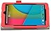 VSTN® Dragon Touch M8 8.0-Inch tablet PU case - Multi-Angle Stand Slim-Book PU Leather Cover Case for Dragon Touch M8 8.0-Inch tablet (Red)