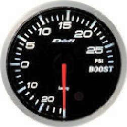 White Racer 52mm Boost Gauge