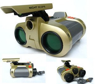 DUSIEC 4x30mm Day Pop-up Night Vision Binoculars Telescope,Best Gift for Child