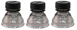 Sport Capp - Snap Capp - Tailgating Pack - 3 Pack of Smoke (Black) Snap Capps - The Ultimate Tailagting Item