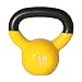 Sporting Goods : GoFit 10-Pound Yellow Kettlebell with Vinyl Coating, Iron Core Training DVD and Exercise Booklet